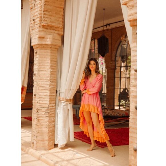 Sundress Aline Maxi Dress in Marabella Xs/S - Picture 1 of 15